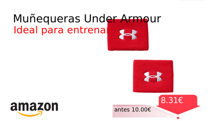 Muñequeras Under Armour