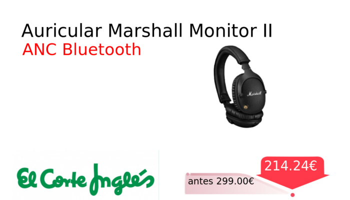 Auricular Marshall Monitor II