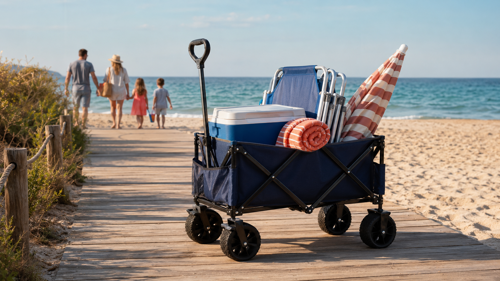 Los mejores carros plegables para playa, camping y jardín