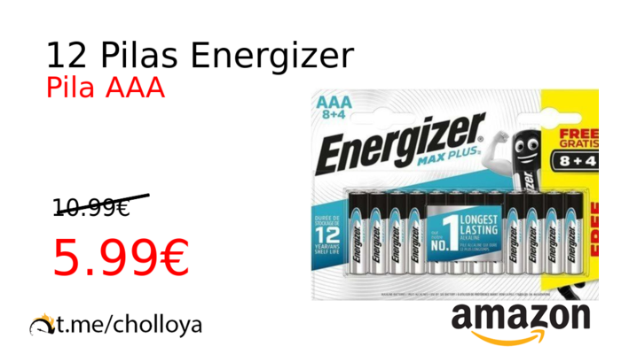 12 Pilas Energizer