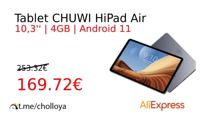 Tablet CHUWI HiPad Air