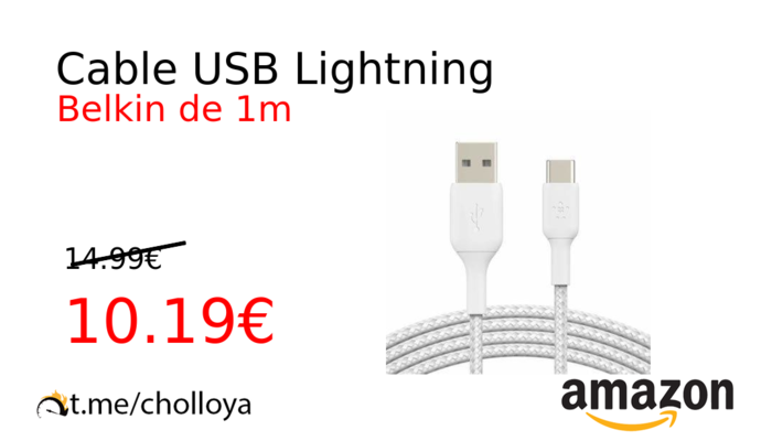 Cable USB Lightning