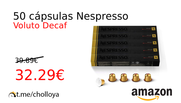 50 cápsulas Nespresso