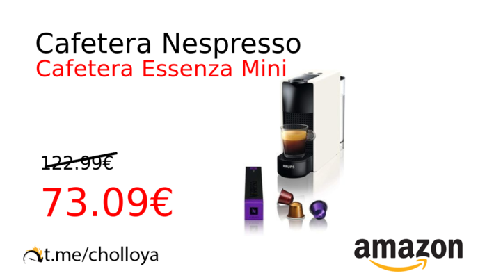 Cafetera Nespresso