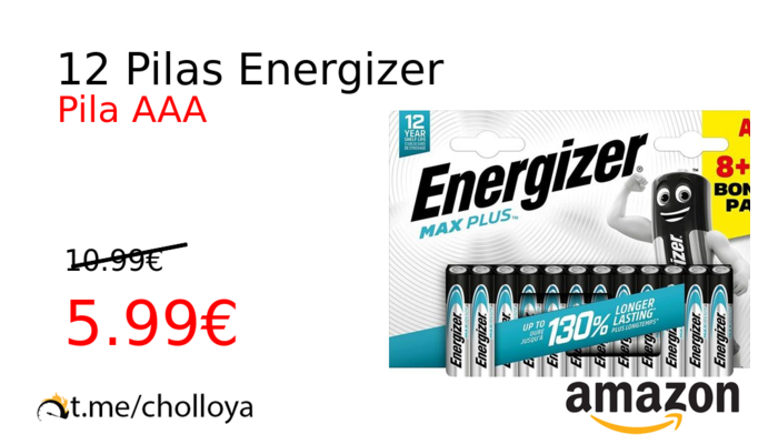 12 Pilas Energizer
