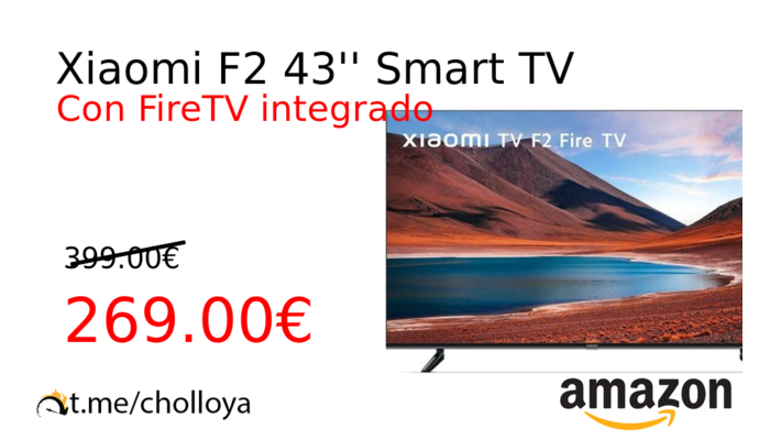 Xiaomi F2 43'' Smart TV