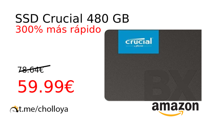 SSD Crucial 480 GB