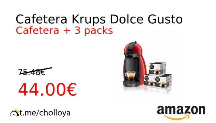 Cafetera Krups Dolce Gusto