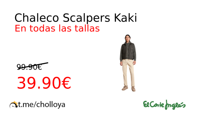 Chaleco Scalpers Kaki