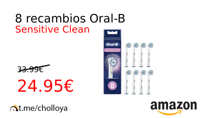 8 recambios Oral-B
