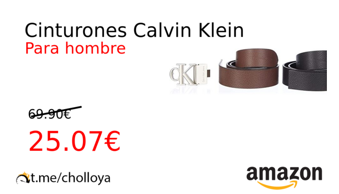 Cinturones Calvin Klein