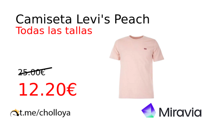 Camiseta Levi's Peach