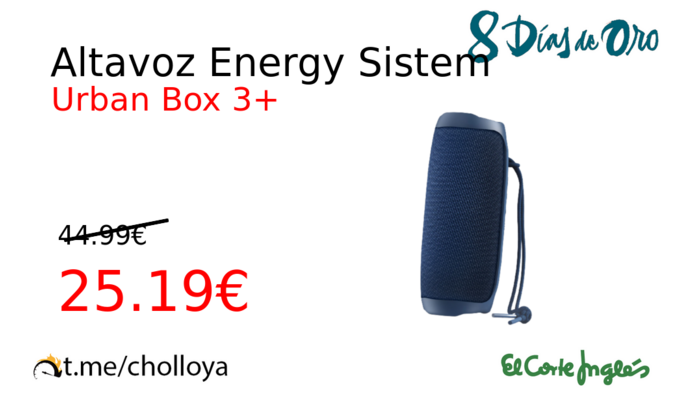Altavoz Energy Sistem