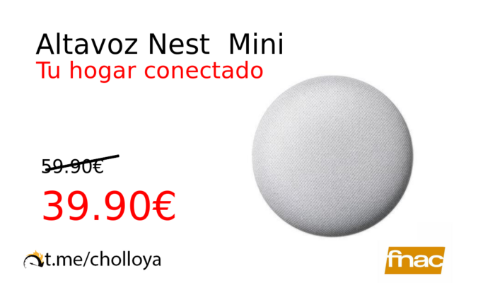 Altavoz Nest  Mini