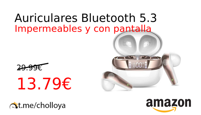 Auriculares Bluetooth 5.3