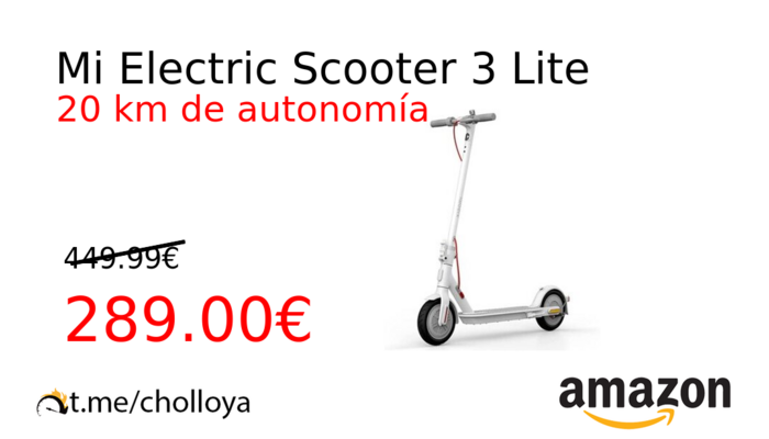 Mi Electric Scooter 3 Lite