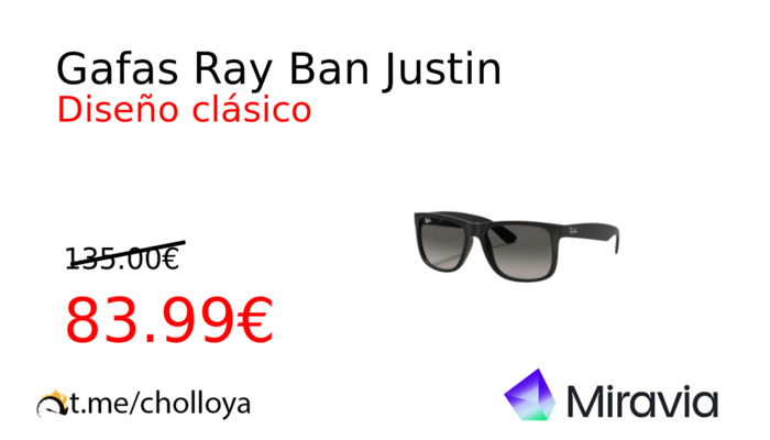 Gafas Ray Ban Justin