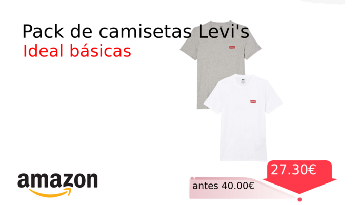 Pack de camisetas Levi's
