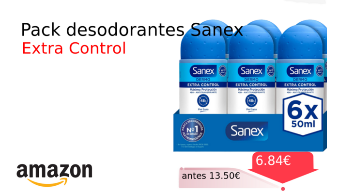 Pack desodorantes Sanex