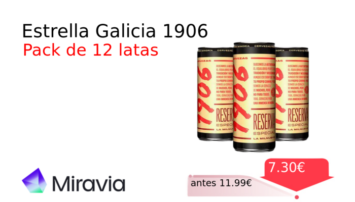 Estrella Galicia 1906