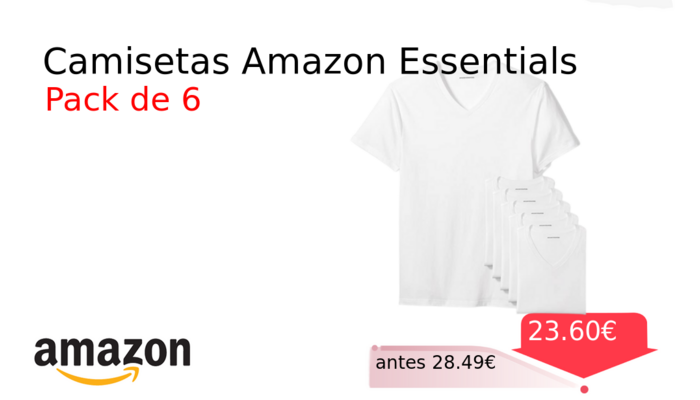 Camisetas Amazon Essentials