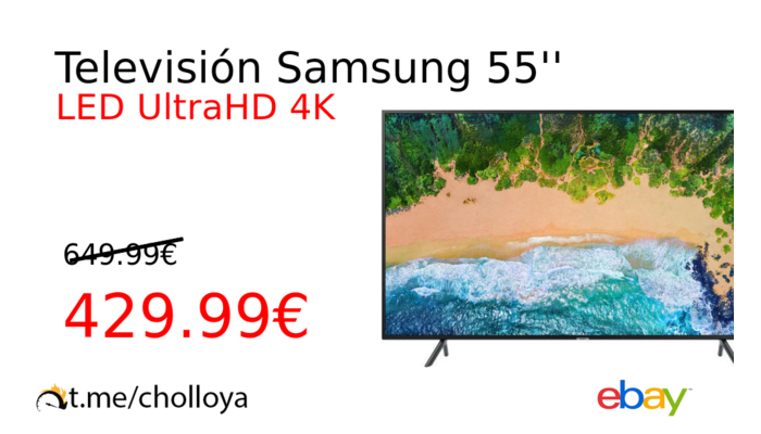 Televisión Samsung 55''