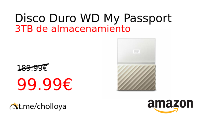 Disco Duro WD My Passport