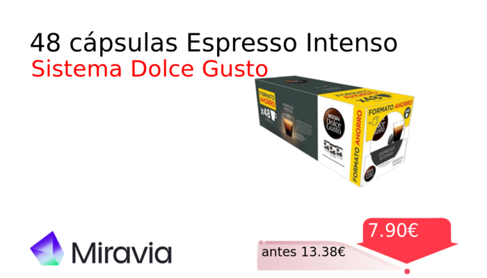 48 cápsulas Espresso Intenso