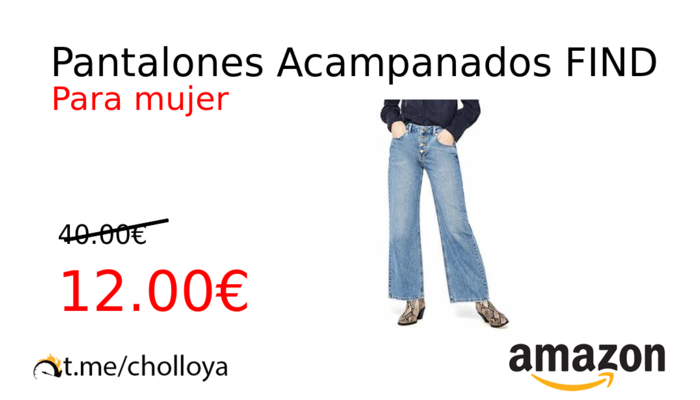 Pantalones Acampanados FIND