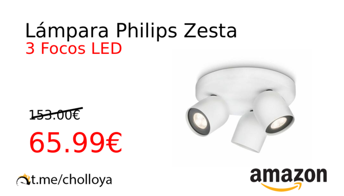 Lámpara Philips Zesta