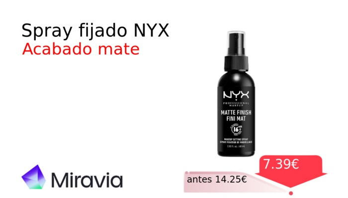 Spray fijado NYX