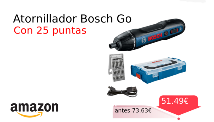 Atornillador Bosch Go