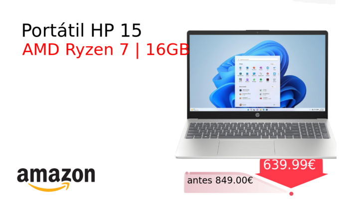 Portátil HP 15