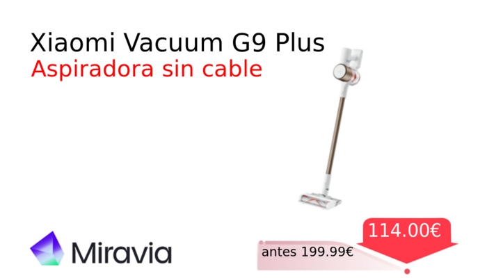 Xiaomi Vacuum G9 Plus