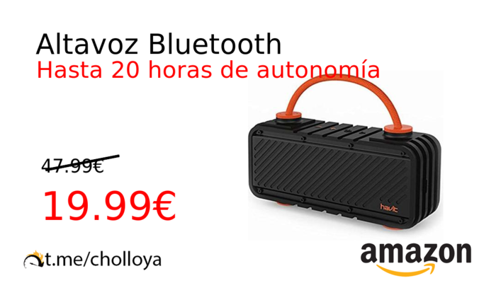 Altavoz Bluetooth