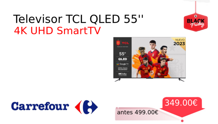 Televisor TCL QLED 55''