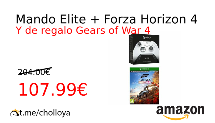 Mando Elite + Forza Horizon 4