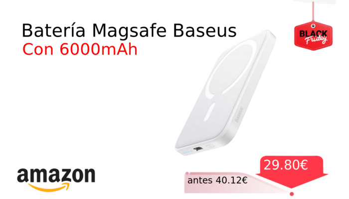 Batería Magsafe Baseus