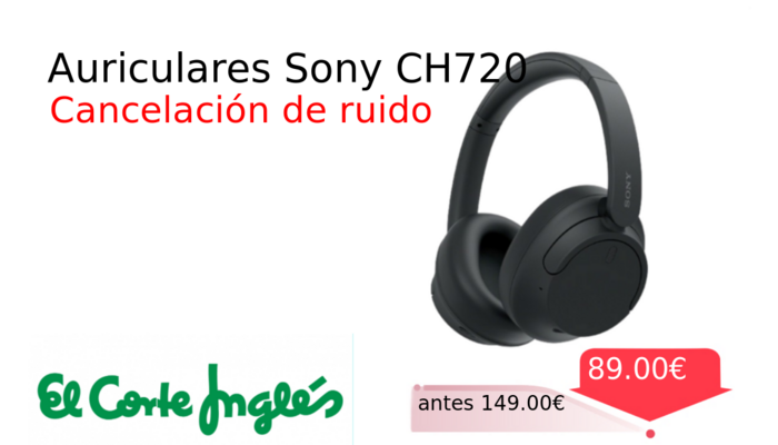 Auriculares Sony CH720