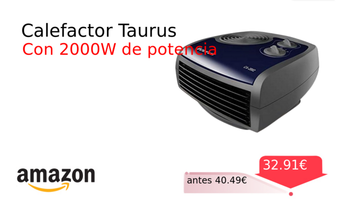 Calefactor Taurus