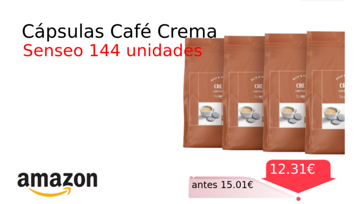 Cápsulas Café Crema