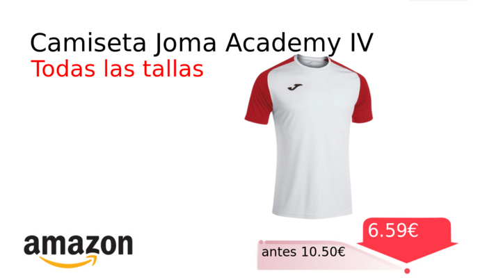 Camiseta Joma Academy IV