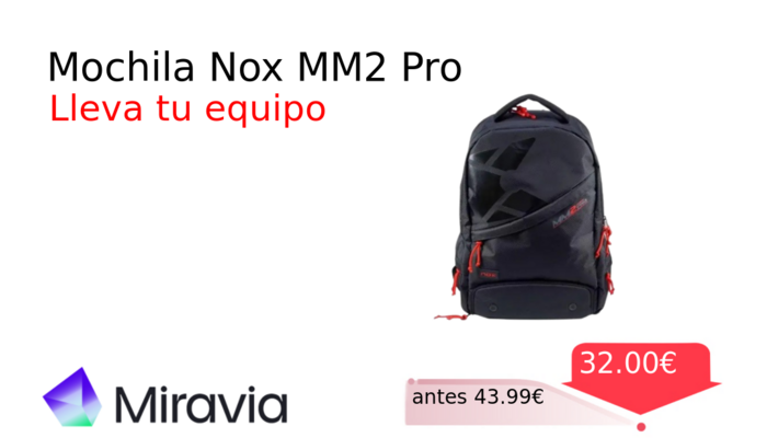 Mochila Nox MM2 Pro