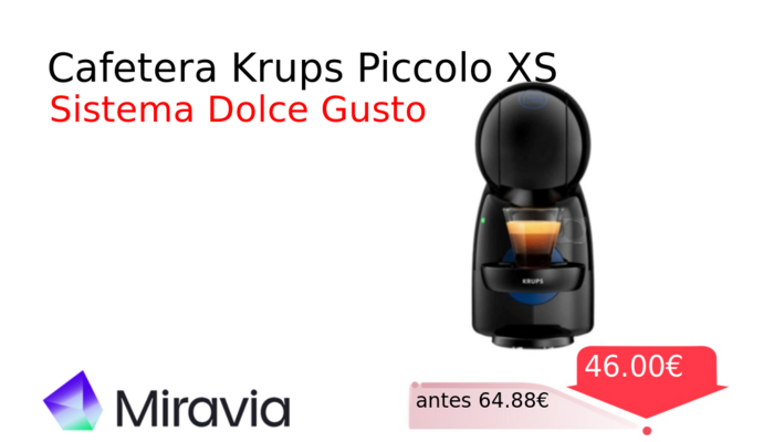 Cafetera Krups Piccolo XS