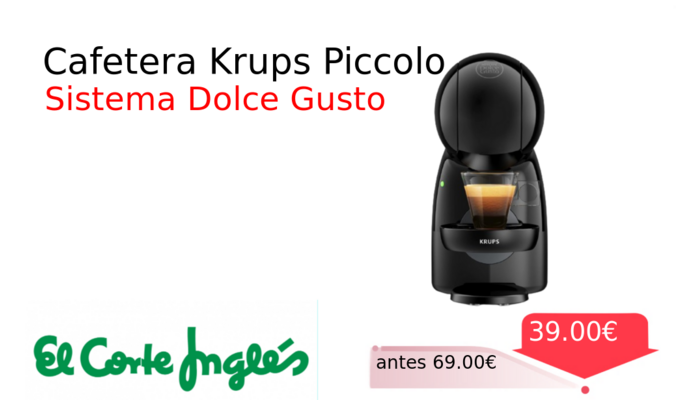 Cafetera Krups Piccolo