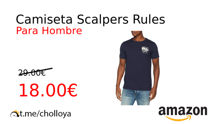 Camiseta Scalpers Rules