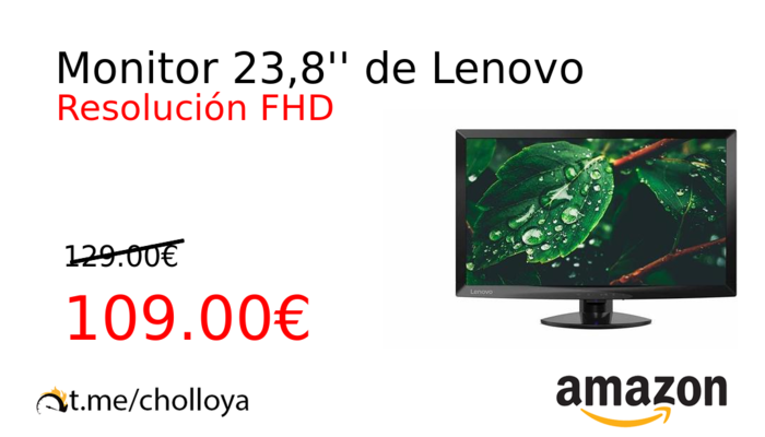 Monitor 23,8'' de Lenovo