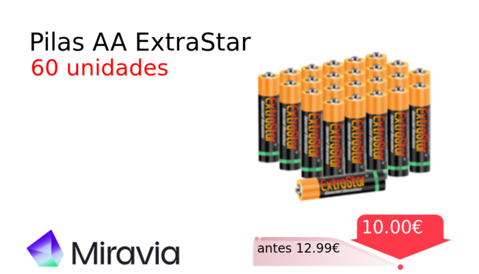 Pilas AA ExtraStar