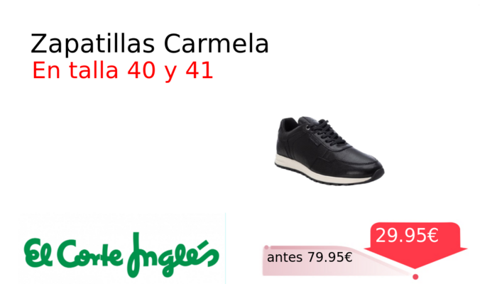 Zapatillas Carmela