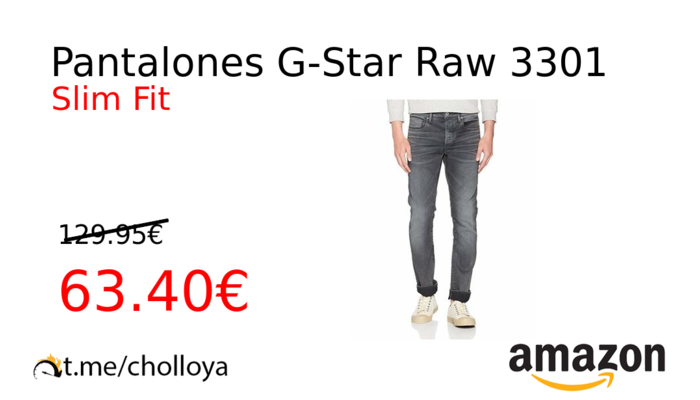 Pantalones G-Star Raw 3301